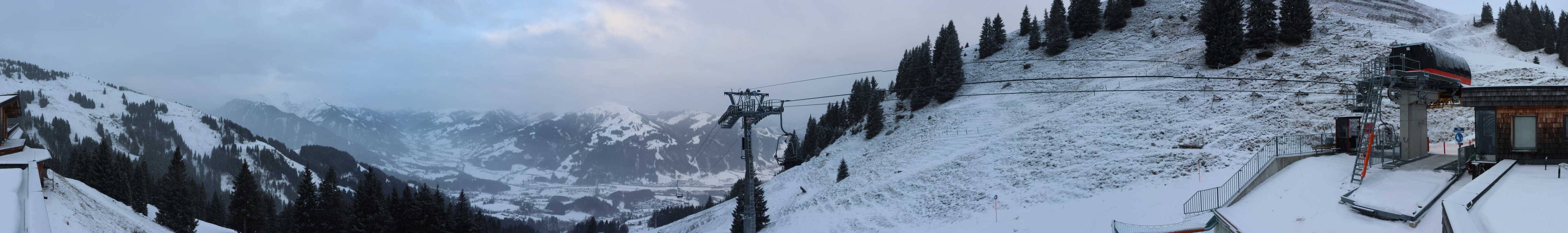 Archiv Foto Webcam Blick von der Bichlalm über Kitzbühel