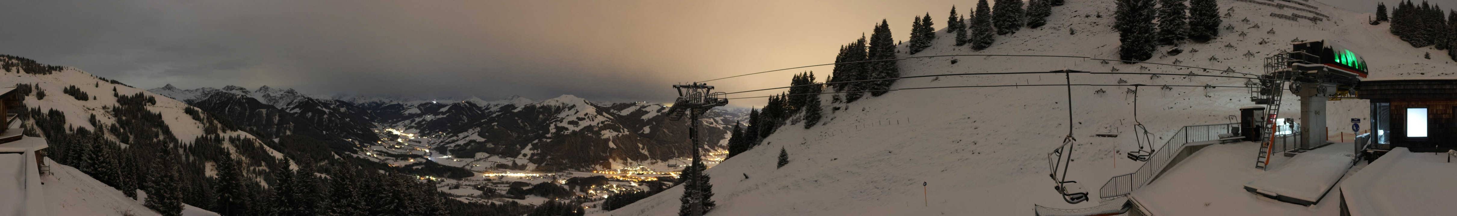 Archiv Foto Webcam Blick von der Bichlalm über Kitzbühel