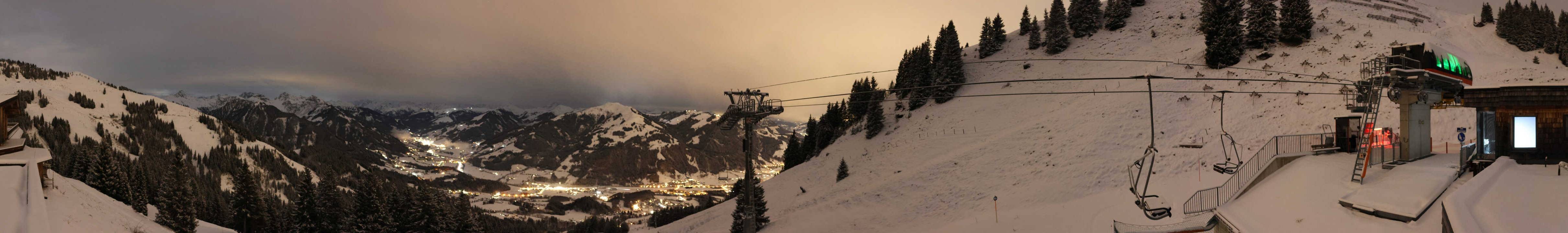 Archiv Foto Webcam Blick von der Bichlalm über Kitzbühel