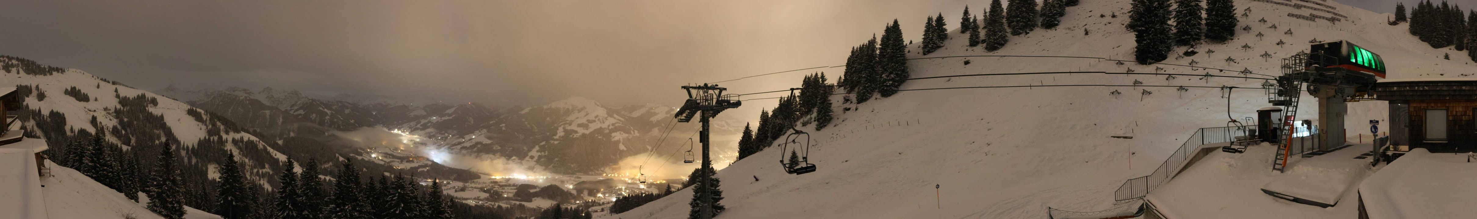 Archiv Foto Webcam Blick von der Bichlalm über Kitzbühel