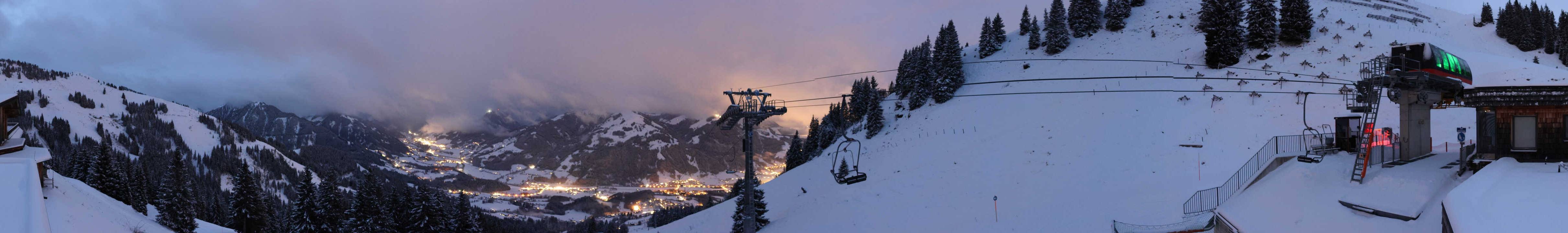 Archiv Foto Webcam Blick von der Bichlalm über Kitzbühel