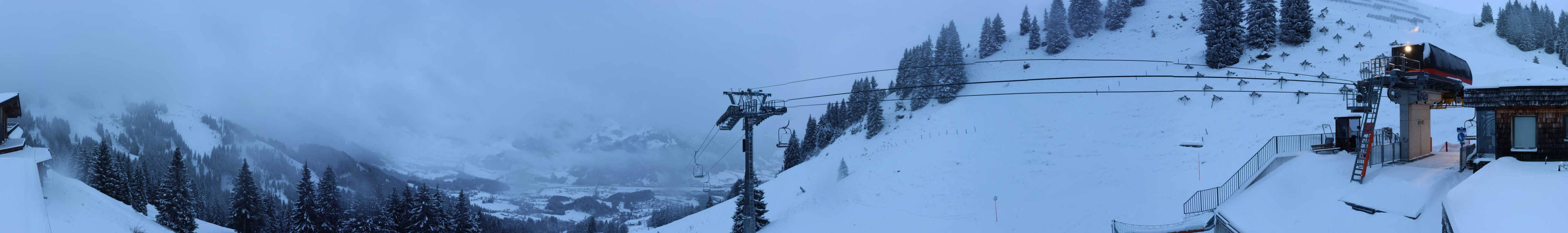 Archiv Foto Webcam Blick von der Bichlalm über Kitzbühel