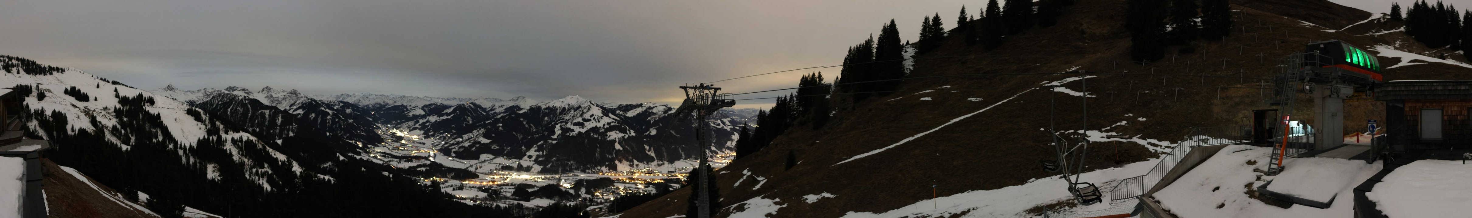 Archiv Foto Webcam Blick von der Bichlalm über Kitzbühel