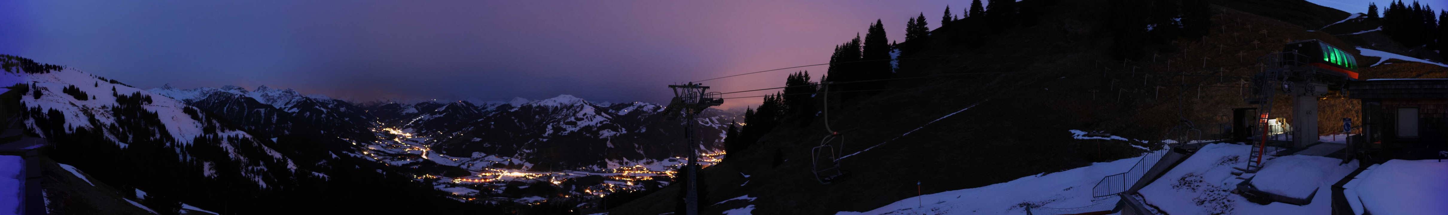 Archiv Foto Webcam Blick von der Bichlalm über Kitzbühel