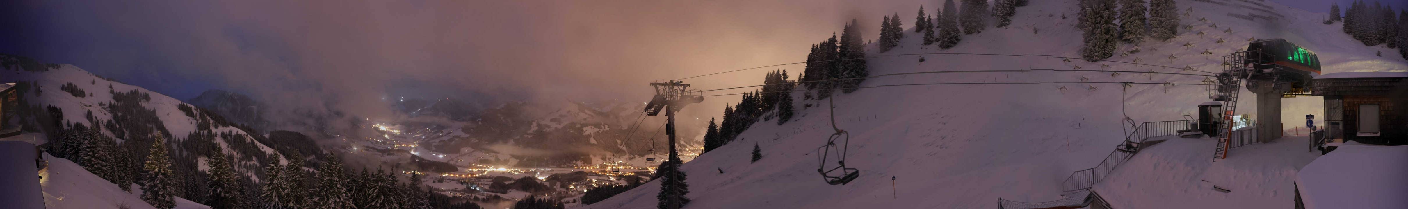 Archiv Foto Webcam Blick von der Bichlalm über Kitzbühel