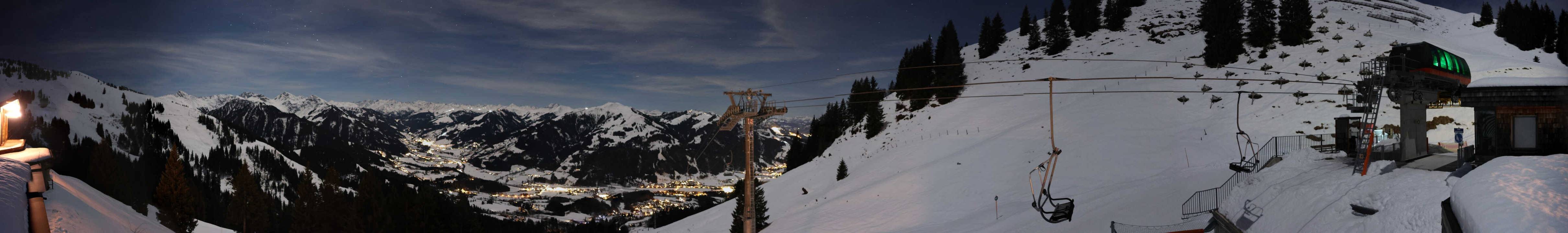 Archiv Foto Webcam Blick von der Bichlalm über Kitzbühel