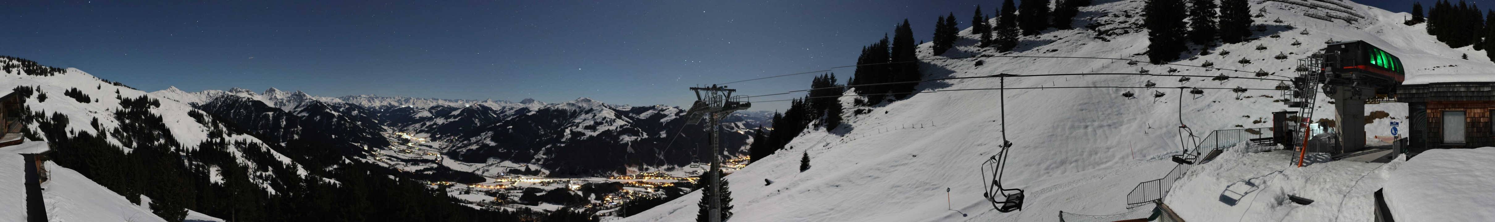 Archiv Foto Webcam Blick von der Bichlalm über Kitzbühel