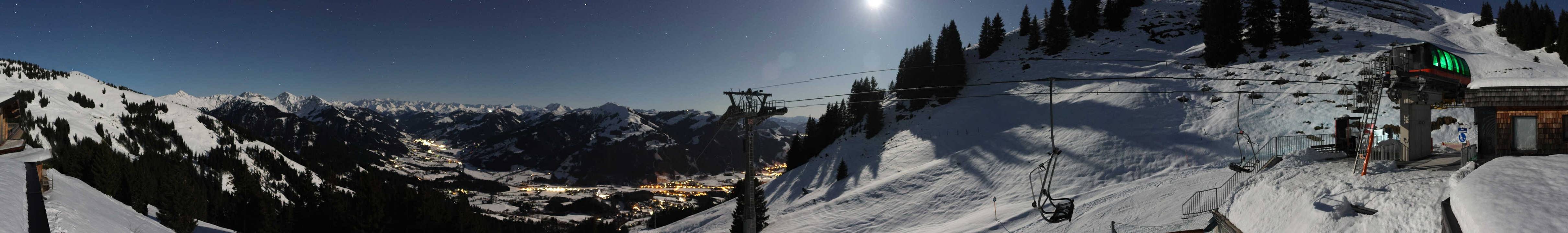 Archiv Foto Webcam Blick von der Bichlalm über Kitzbühel