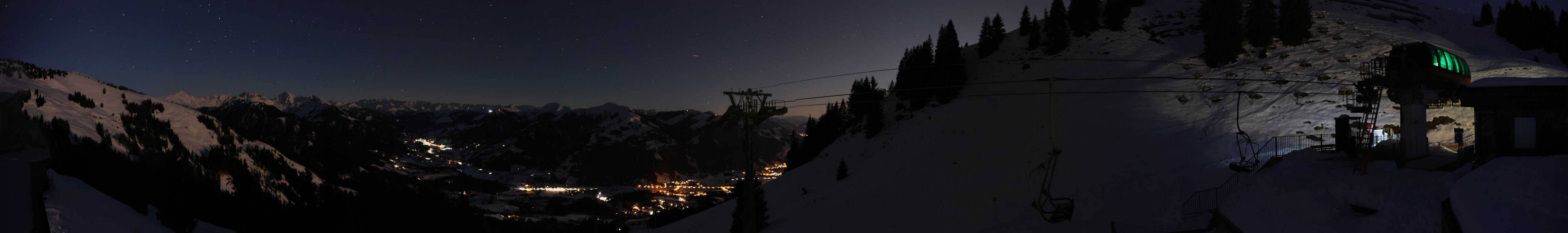 Archiv Foto Webcam Blick von der Bichlalm über Kitzbühel