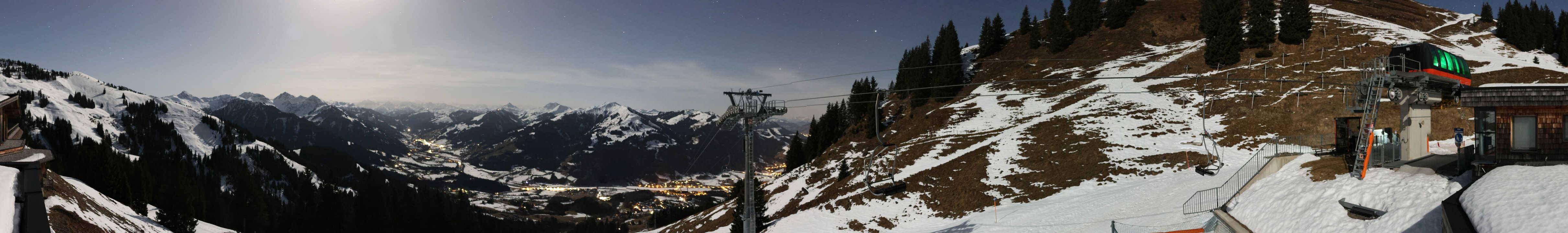 Archiv Foto Webcam Blick von der Bichlalm über Kitzbühel