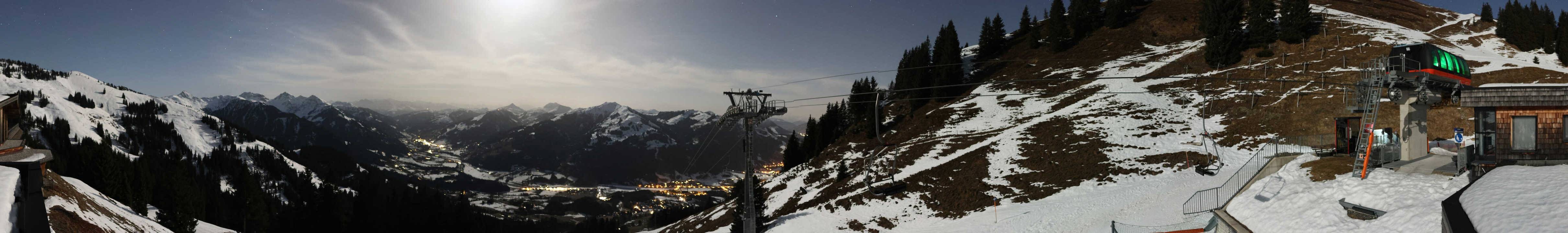 Archiv Foto Webcam Blick von der Bichlalm über Kitzbühel