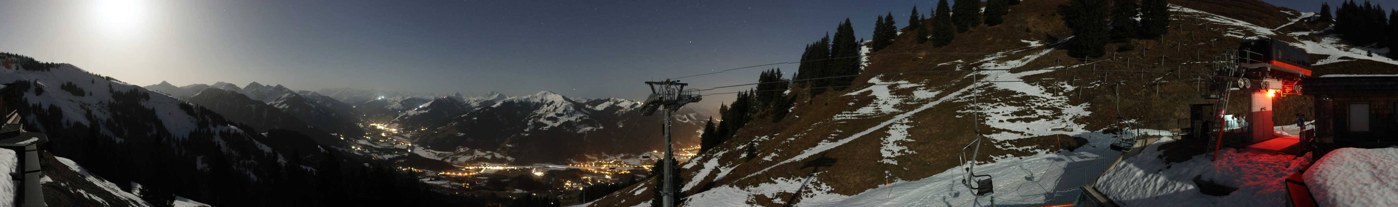 Archiv Foto Webcam Blick von der Bichlalm über Kitzbühel