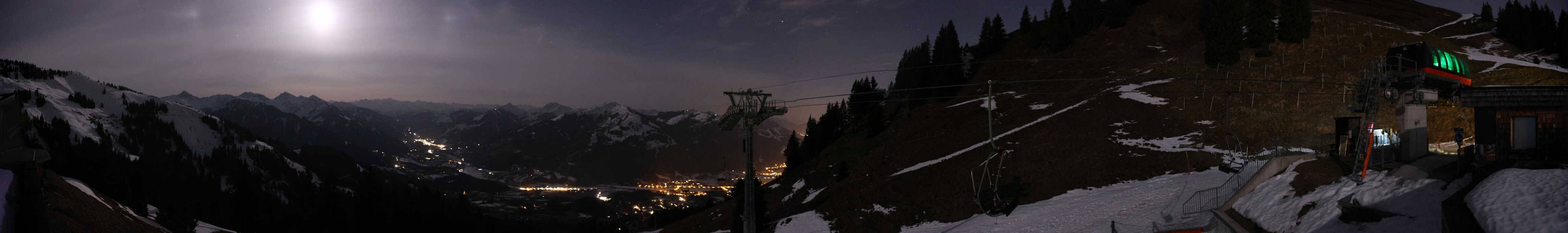 Archiv Foto Webcam Blick von der Bichlalm über Kitzbühel