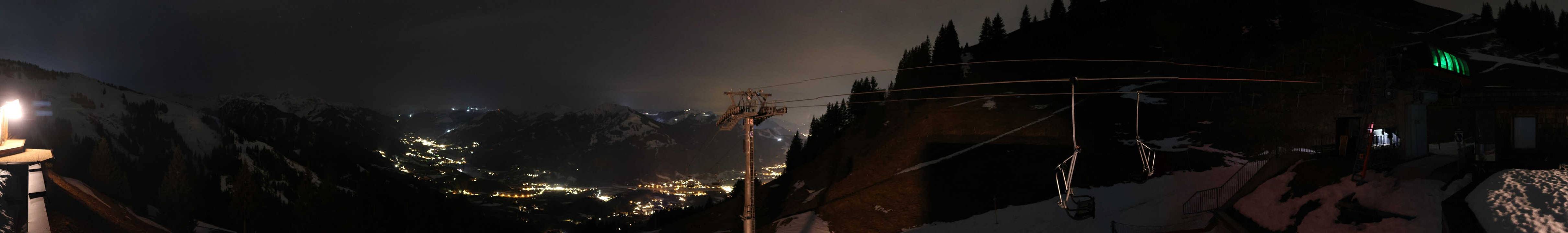 Archiv Foto Webcam Blick von der Bichlalm über Kitzbühel
