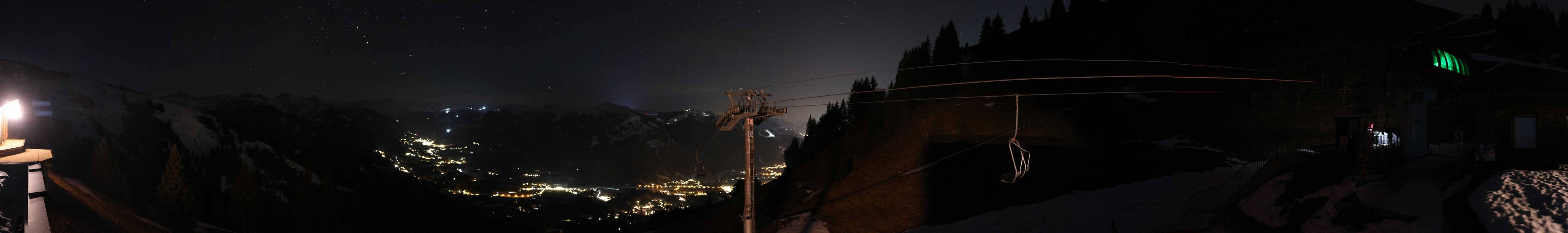 Archiv Foto Webcam Blick von der Bichlalm über Kitzbühel