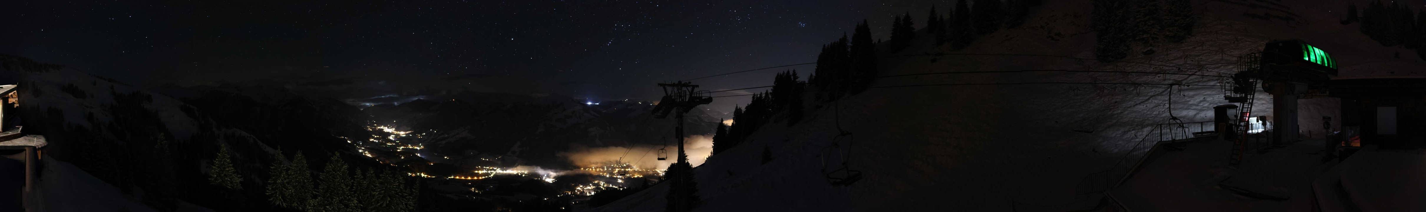 Archiv Foto Webcam Blick von der Bichlalm über Kitzbühel