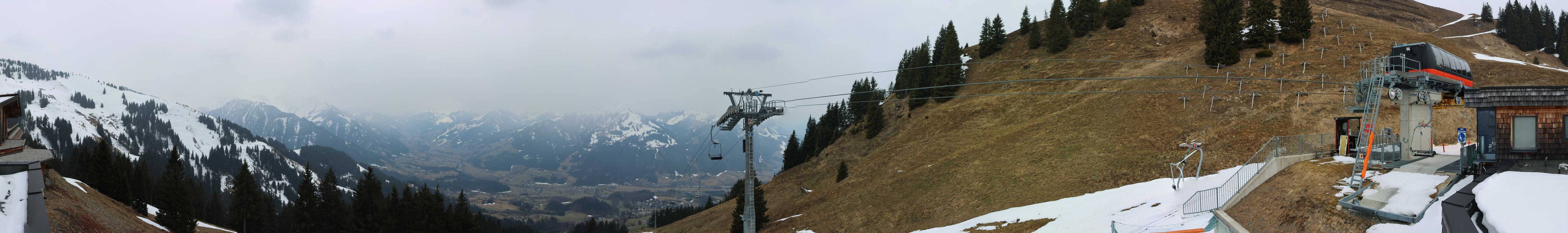 Archiv Foto Webcam Blick von der Bichlalm über Kitzbühel