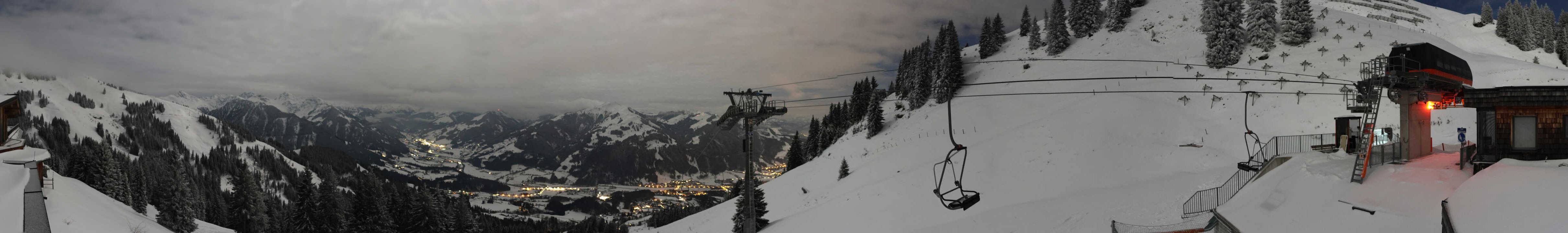 Archiv Foto Webcam Blick von der Bichlalm über Kitzbühel