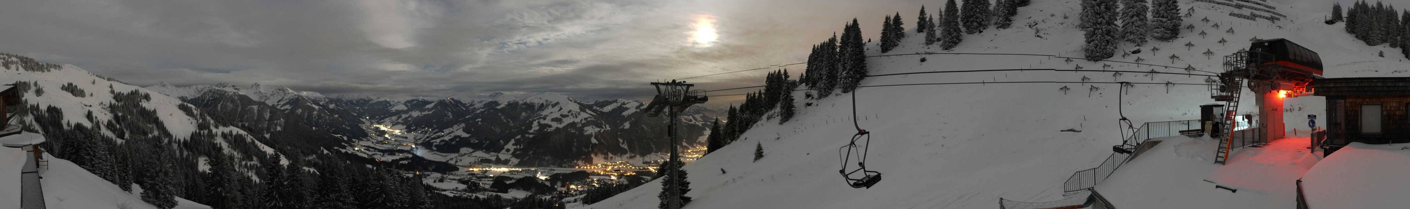 Archiv Foto Webcam Blick von der Bichlalm über Kitzbühel