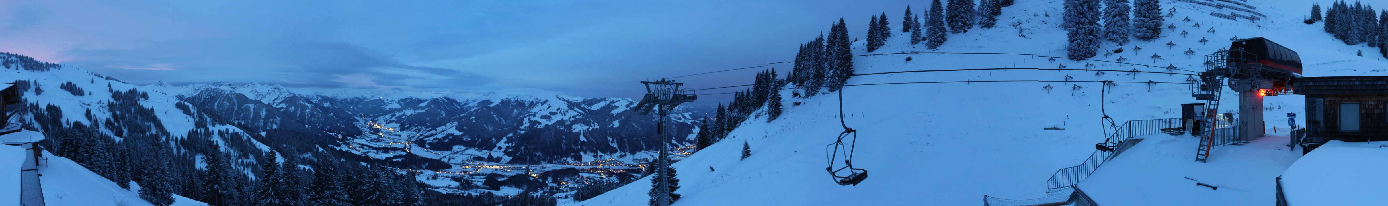 Archiv Foto Webcam Blick von der Bichlalm über Kitzbühel