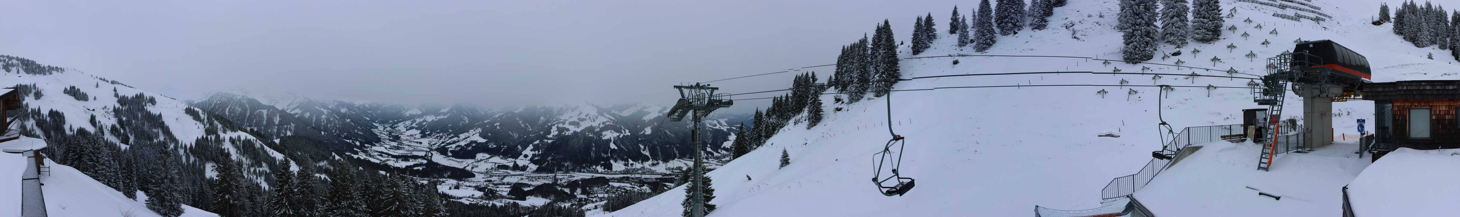 Archiv Foto Webcam Blick von der Bichlalm über Kitzbühel
