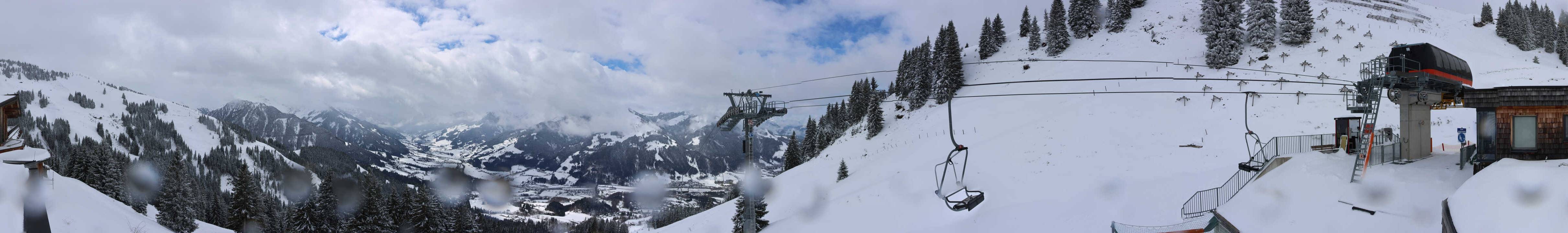 Archiv Foto Webcam Blick von der Bichlalm über Kitzbühel