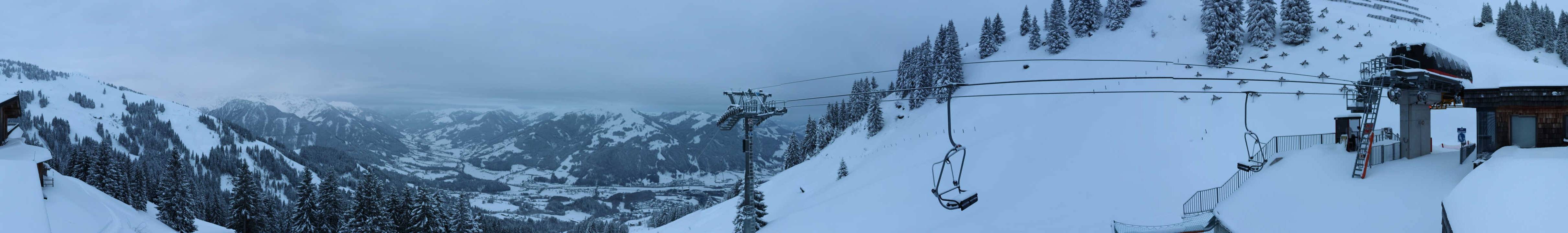 Archiv Foto Webcam Blick von der Bichlalm über Kitzbühel