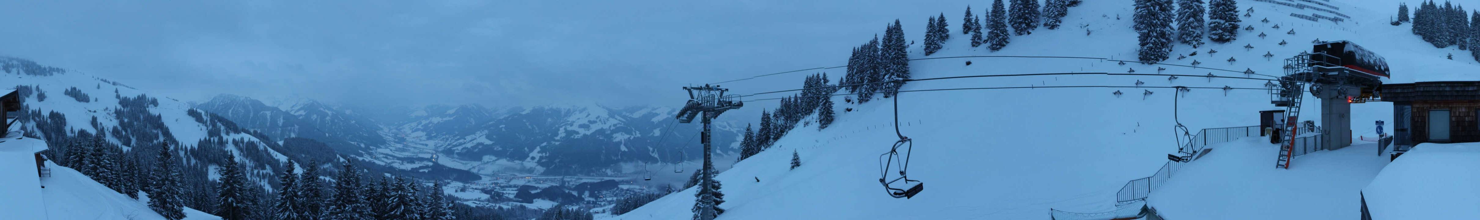 Archiv Foto Webcam Blick von der Bichlalm über Kitzbühel