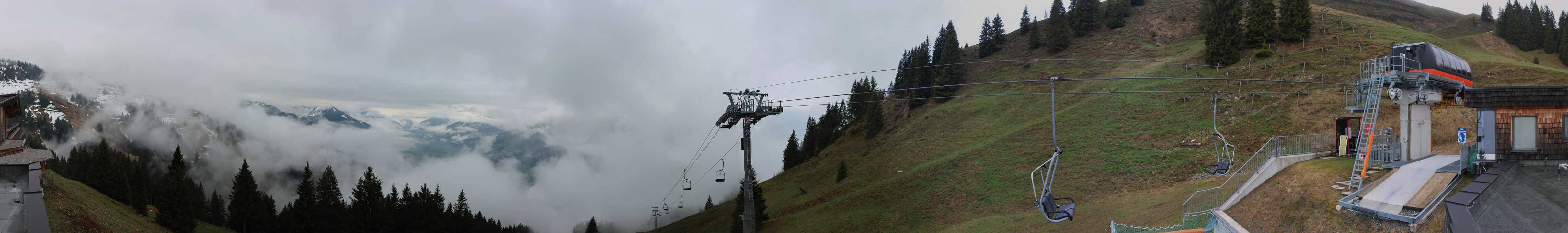 Archiv Foto Webcam Blick von der Bichlalm über Kitzbühel