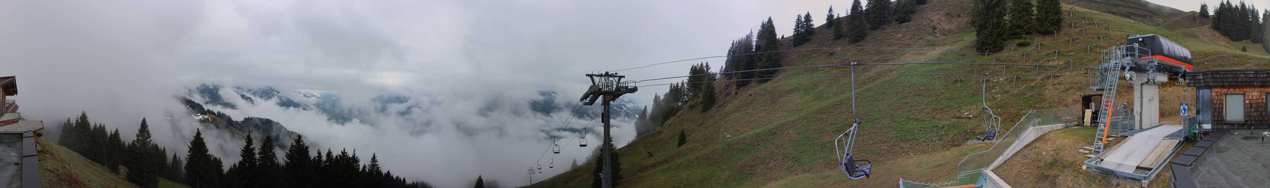 Archiv Foto Webcam Blick von der Bichlalm über Kitzbühel