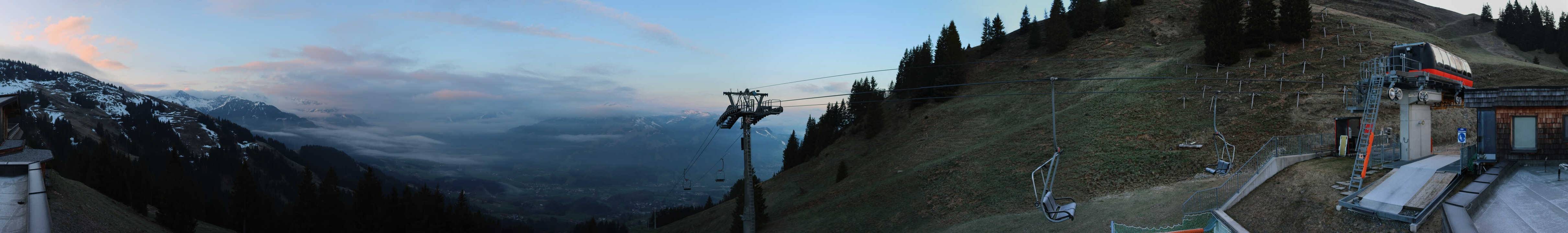 Archiv Foto Webcam Blick von der Bichlalm über Kitzbühel