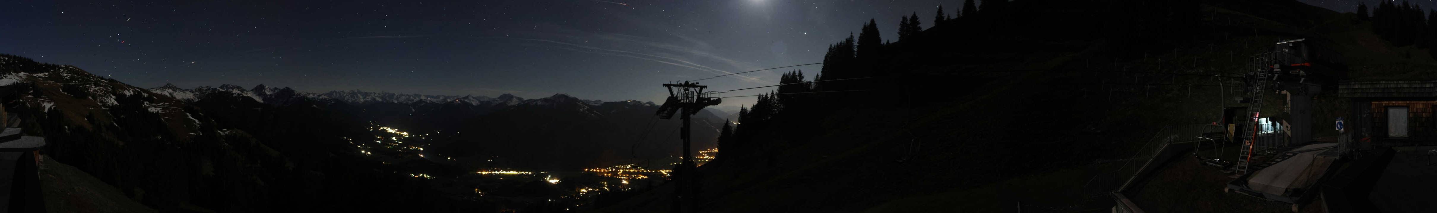 Archiv Foto Webcam Blick von der Bichlalm über Kitzbühel