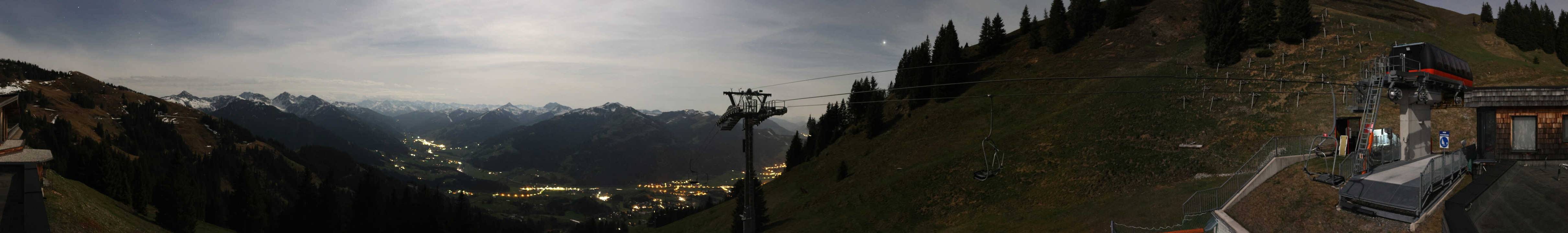 Archiv Foto Webcam Blick von der Bichlalm über Kitzbühel