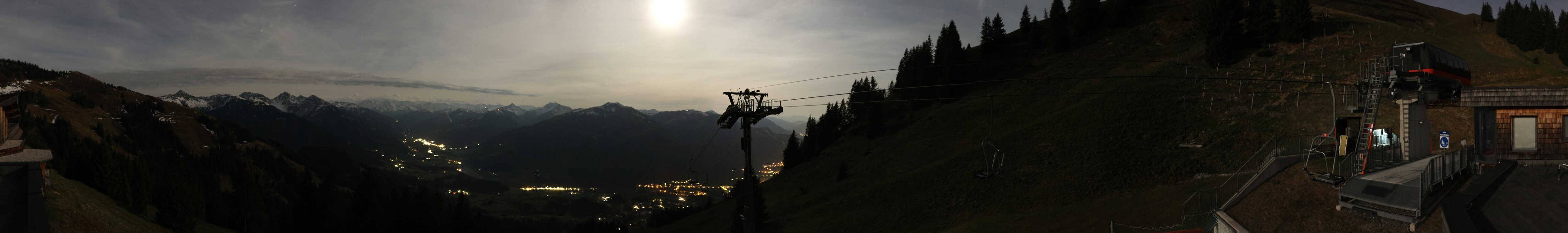 Archiv Foto Webcam Blick von der Bichlalm über Kitzbühel