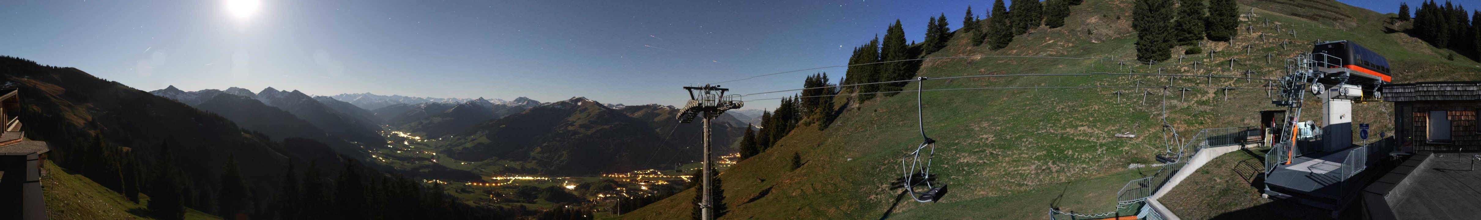 Archiv Foto Webcam Blick von der Bichlalm über Kitzbühel