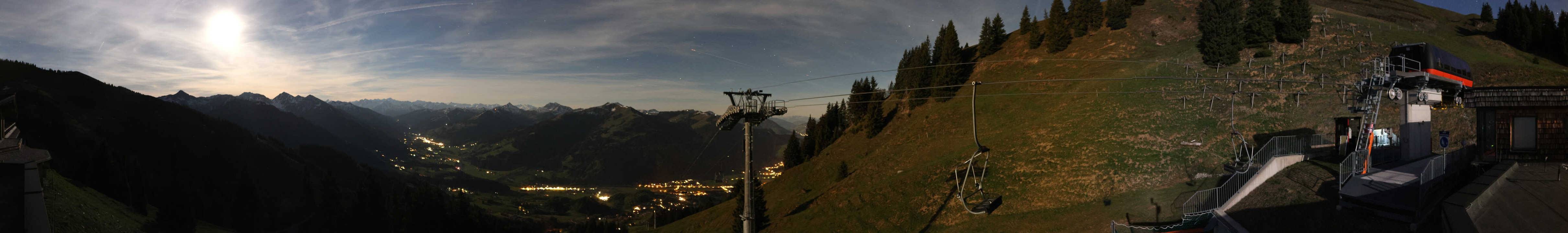 Archiv Foto Webcam Blick von der Bichlalm über Kitzbühel