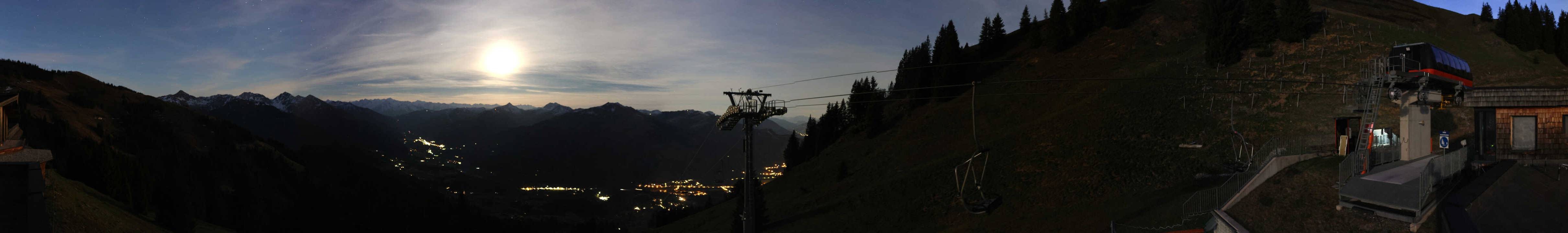 Archiv Foto Webcam Blick von der Bichlalm über Kitzbühel