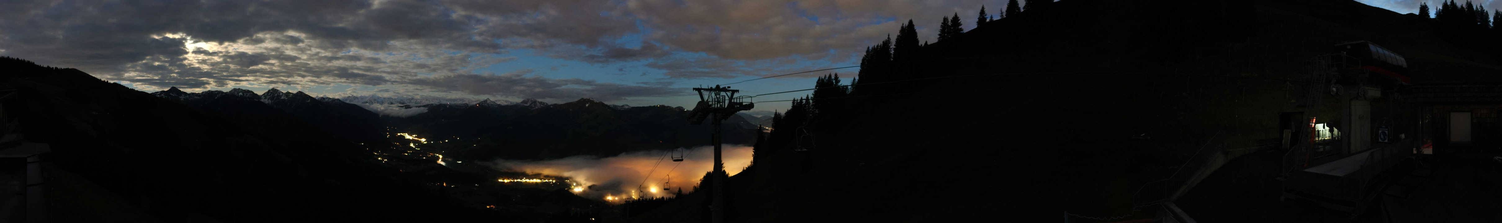 Archiv Foto Webcam Blick von der Bichlalm über Kitzbühel