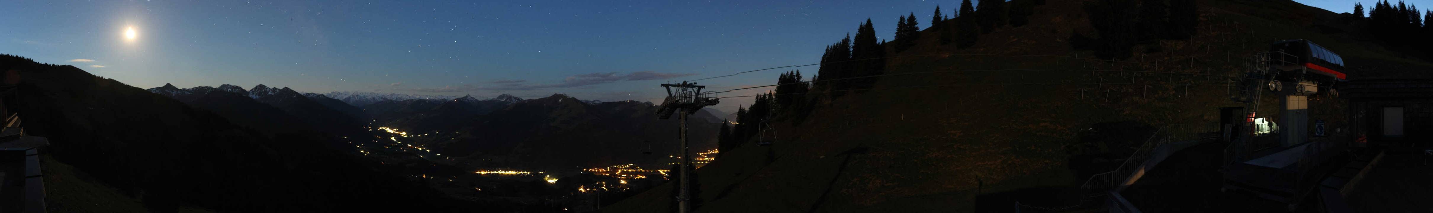Archiv Foto Webcam Blick von der Bichlalm über Kitzbühel