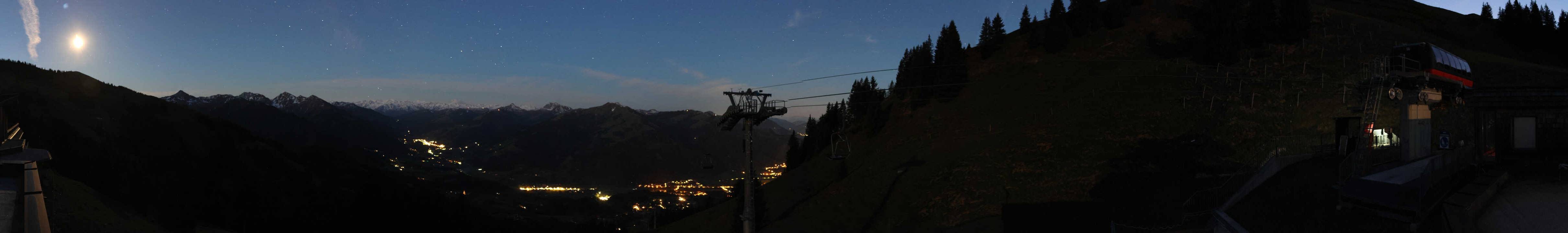 Archiv Foto Webcam Blick von der Bichlalm über Kitzbühel