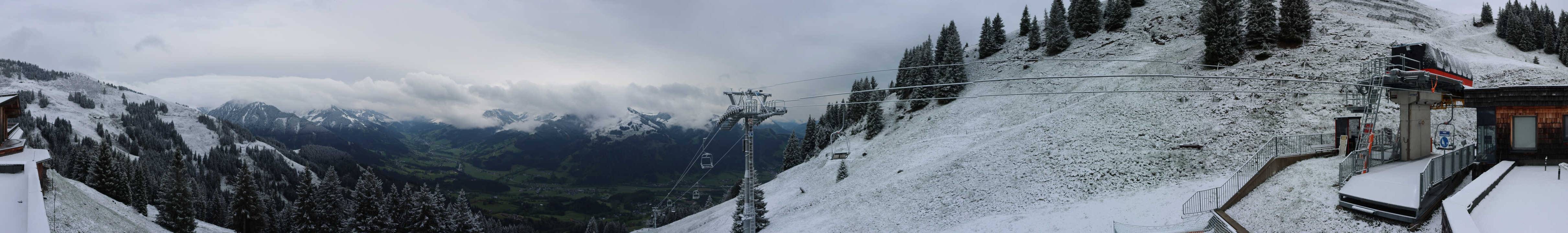 Archiv Foto Webcam Blick von der Bichlalm über Kitzbühel