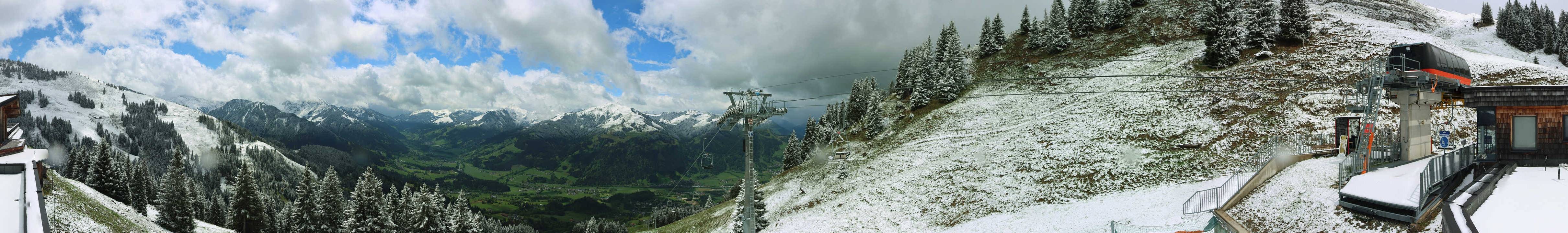 Archiv Foto Webcam Blick von der Bichlalm über Kitzbühel