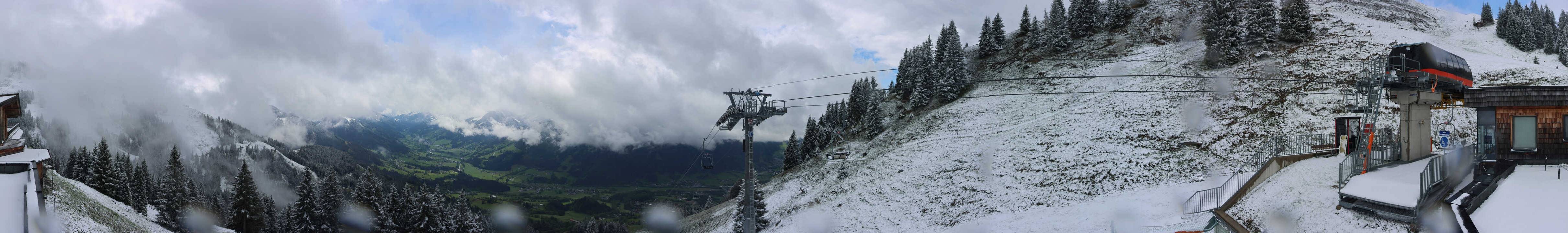 Archiv Foto Webcam Blick von der Bichlalm über Kitzbühel