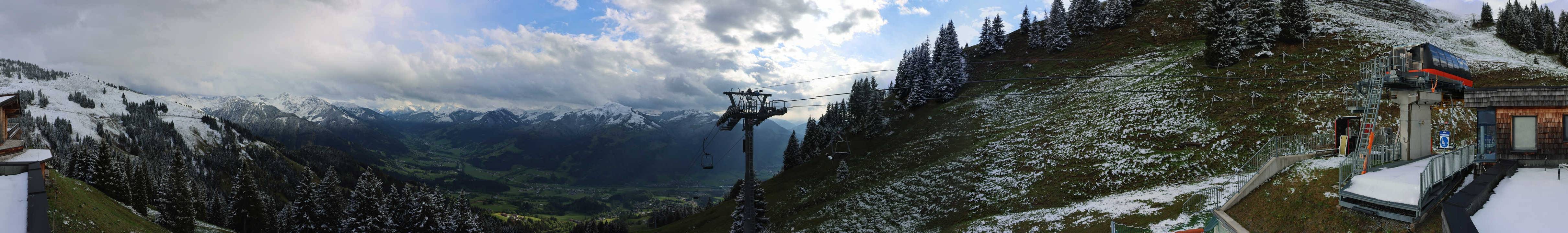 Archiv Foto Webcam Blick von der Bichlalm über Kitzbühel
