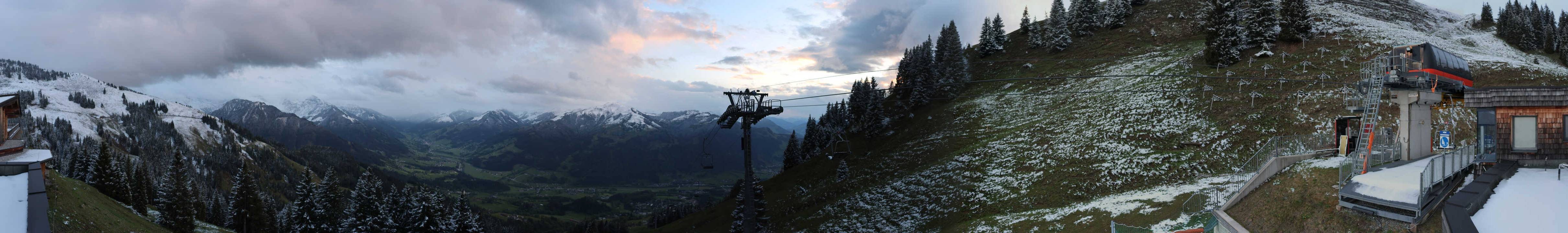 Archiv Foto Webcam Blick von der Bichlalm über Kitzbühel