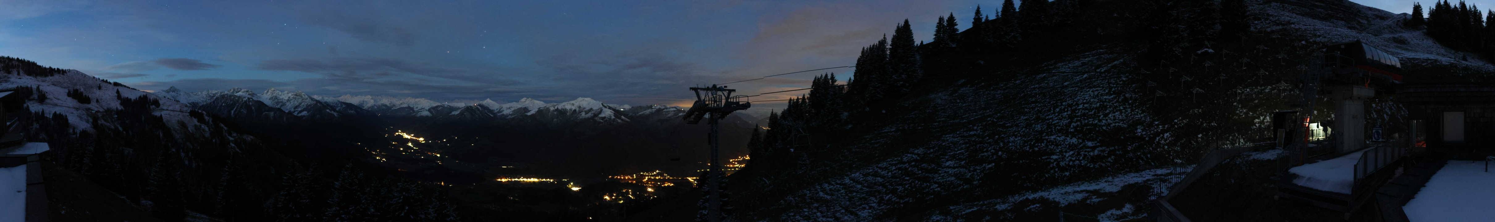 Archiv Foto Webcam Blick von der Bichlalm über Kitzbühel