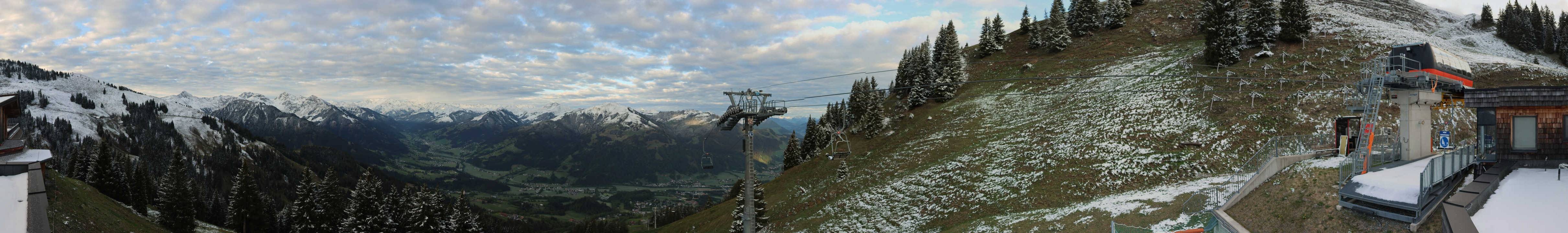 Archiv Foto Webcam Blick von der Bichlalm über Kitzbühel