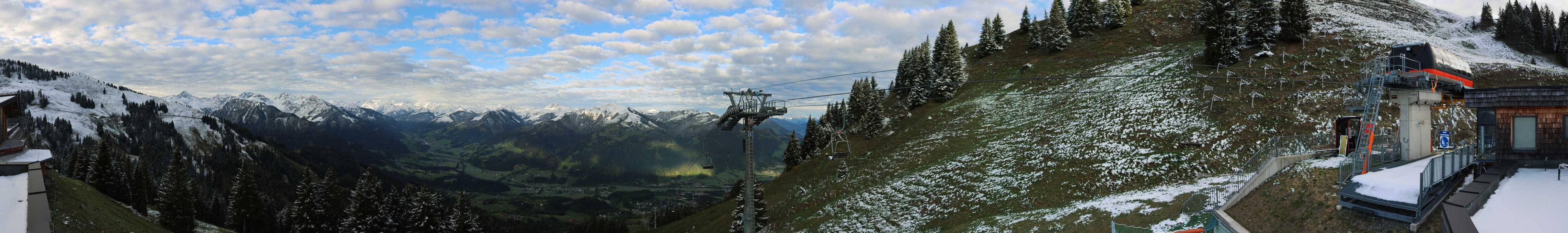 Archiv Foto Webcam Blick von der Bichlalm über Kitzbühel