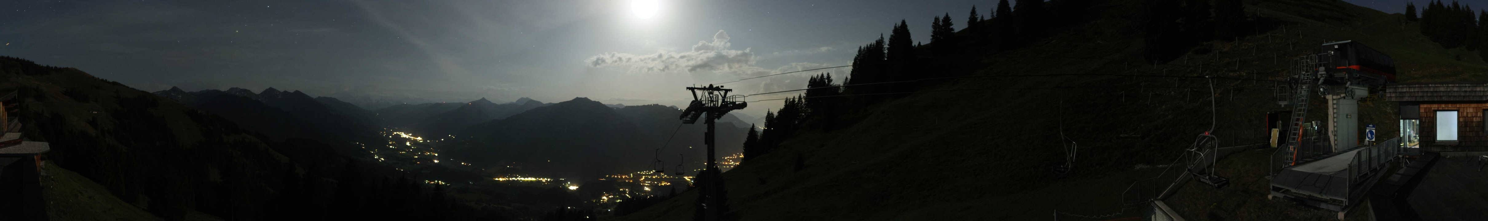 Archiv Foto Webcam Blick von der Bichlalm über Kitzbühel