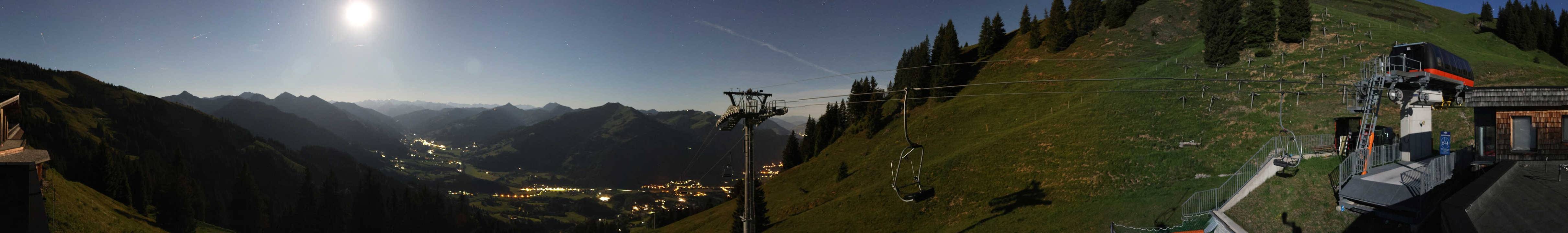 Archiv Foto Webcam Blick von der Bichlalm über Kitzbühel